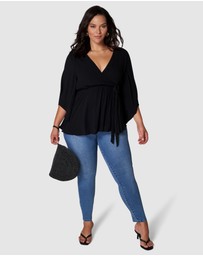 Something 4 Olivia - Salma Wrap Blouse