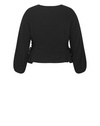 City Chic - After Dark V Neck Top