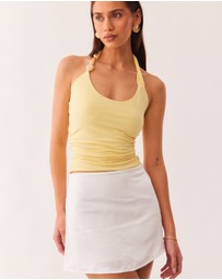 SNDYS - LEXIE TWIST HALTER TANK - ICONIC EXCLUSIVE