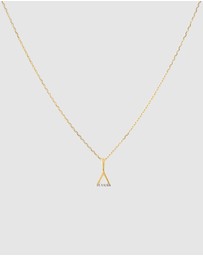 Luna Rae - Solid Gold - Fire Element Diamond Necklace