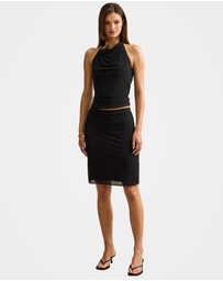 Forever New - Lena Heatseal Mini Skirt