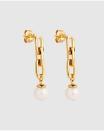 Najo - Clair de Lune Yellow Gold Earrings