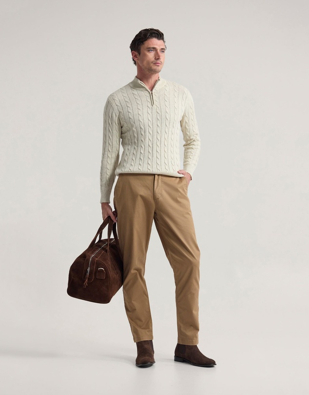 Oxford - Marlon Zip Neck Cable