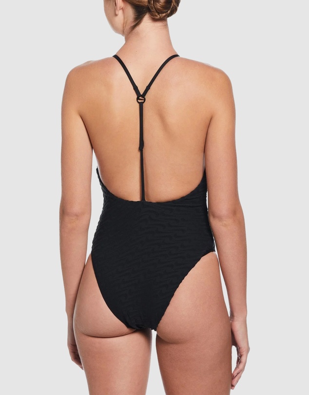 Nike - Swoosh Link Terry Y-Back One Piece Swimsuit