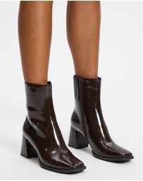 Dazie - Leonie Block Heel Ankle Boots