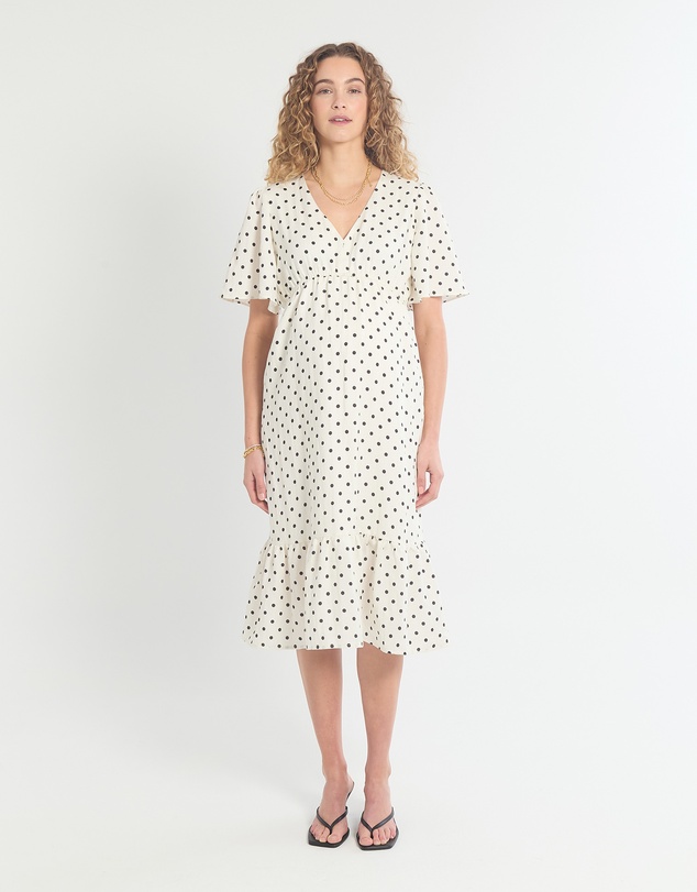 Soon Maternity - Anika Midi Feeding Dress