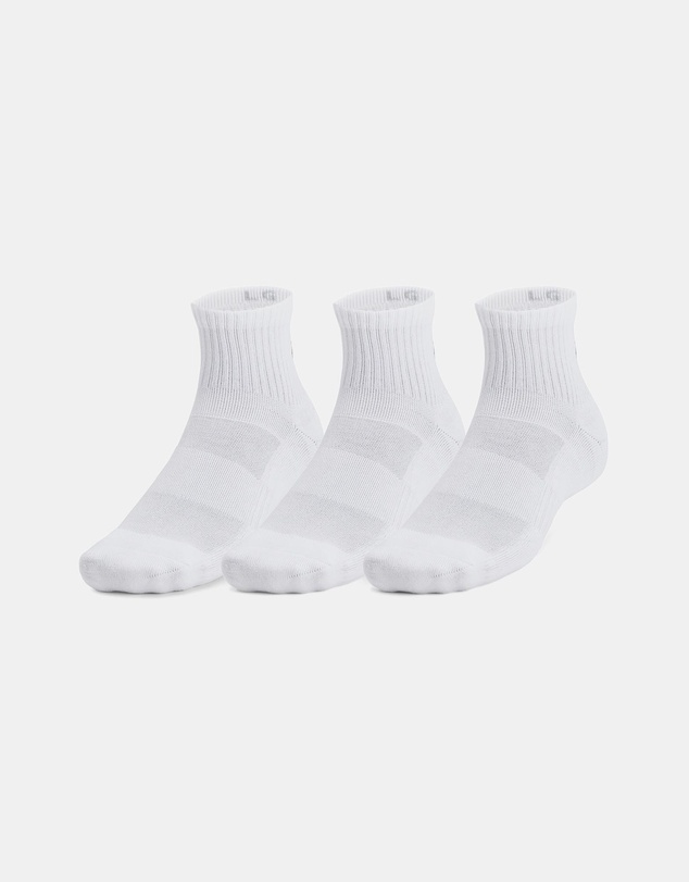 Under Armour - 3-Pack UA Training Cotton Quarter Socks