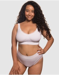 B Free Intimate Apparel - Lace Minimiser Bra (C-D-DD-E-F) Cup