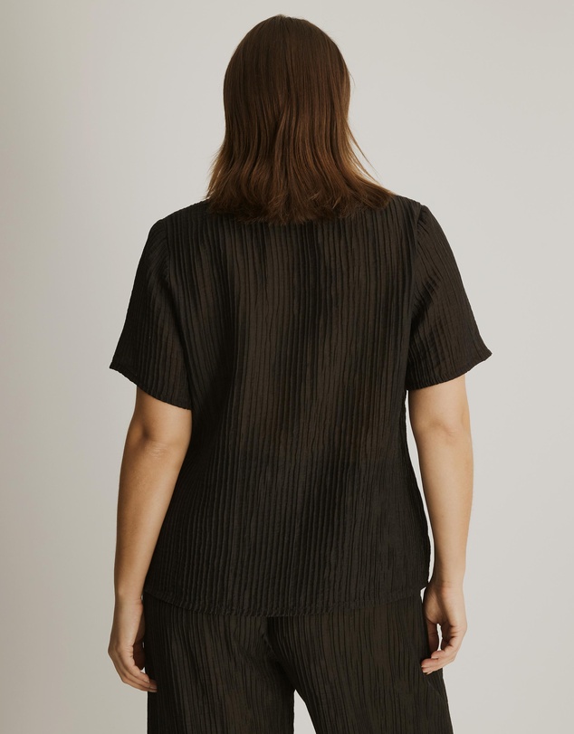 Atmos&Here Curvy - Calista Plisse Shirt