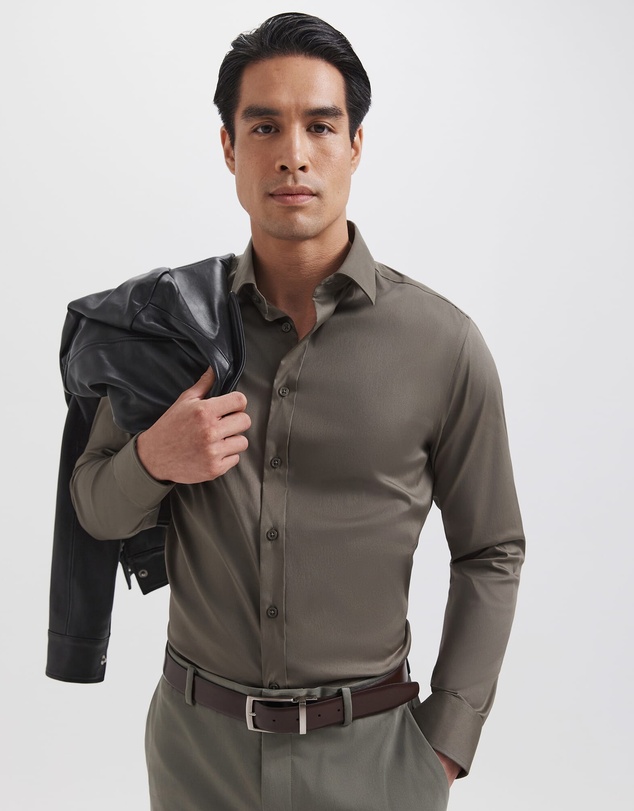 SABA - Stretch Poplin Slim Shirt