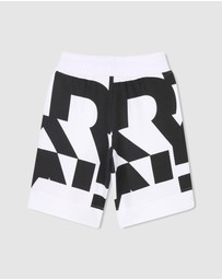 DKNY - Abstract Logo Bermuda Shorts - Kids-Teens