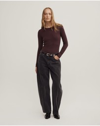 Witchery - Crew Rib Long Sleeve Top