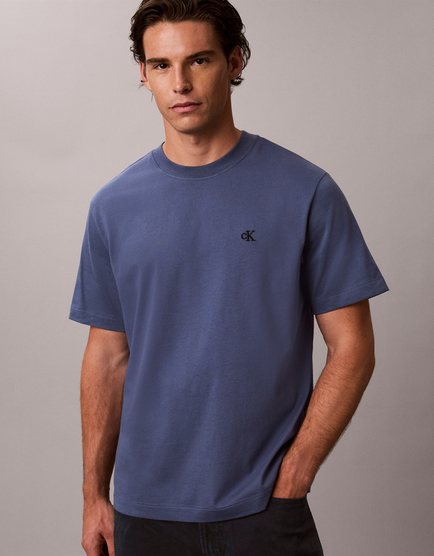 Calvin Klein Jeans - Embroidered Monogram Logo Relaxed T-Shirt