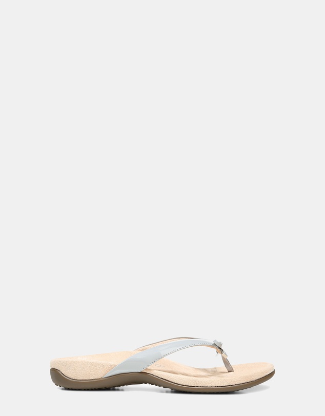Vionic - Bella Toe Post Sandal - Light Grey