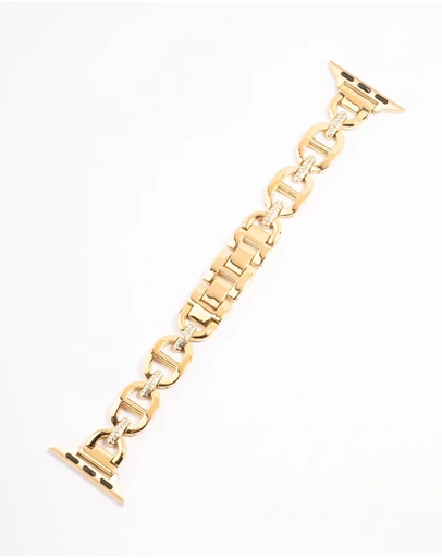 Lovisa - Gold Diamante Vintage Watch Strap 38/40/41