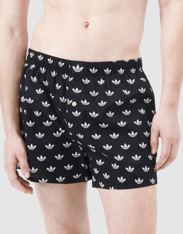 adidas Originals - 2 Pack Comfort Core Cotton Icon Woven Boxer Underwear