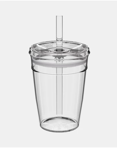 KeepCup - Original Cold Cup 12oz Reusable Coffee Cup with Straw Lid