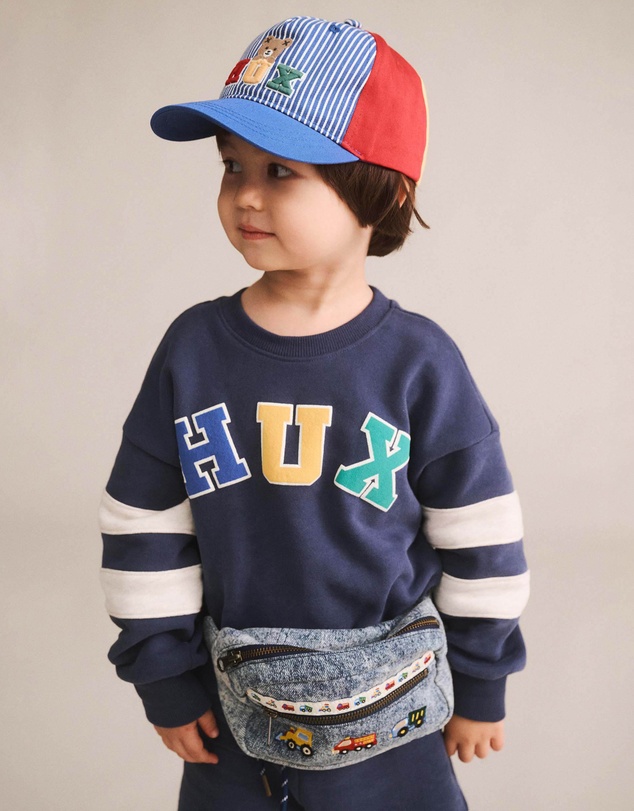 Huxbaby - Dreamy Denim Construction Bumbag - Kids