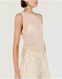 Staple the Label - Alix Drawstring Knit Top