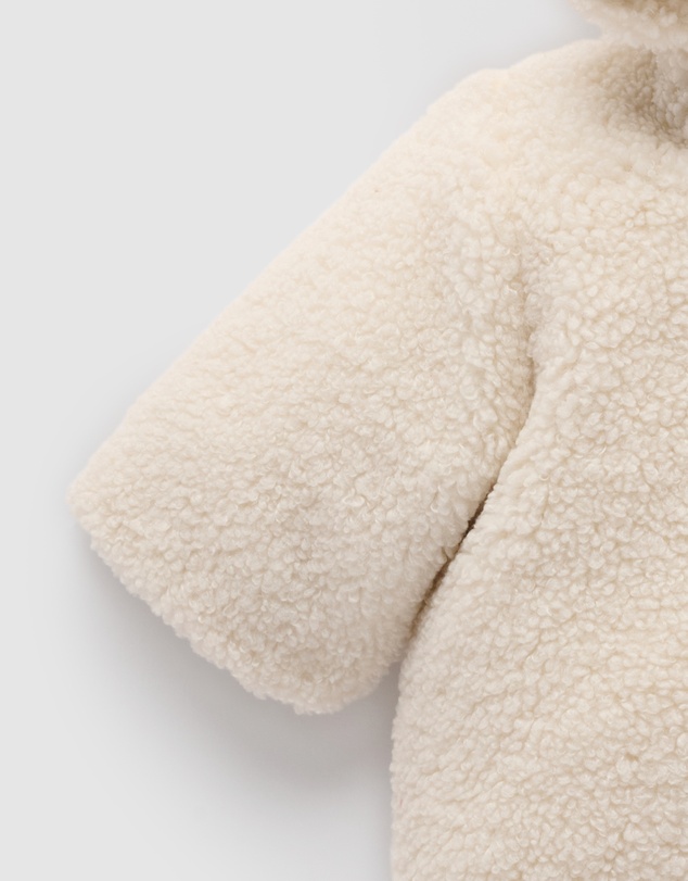 Purebaby - Shearling Padded Jacket -Kids-Babies