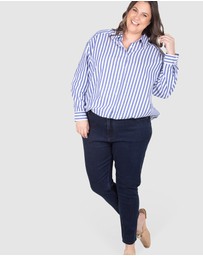 Love Your Wardrobe - Cara Overdyed Stretch Jeans