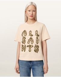 AllSaints - Ella Embroidered Lisa Tee