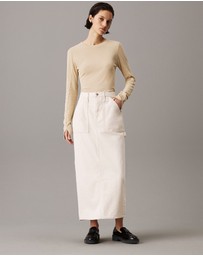Calvin Klein Jeans - Denim Utility Maxi Skirt