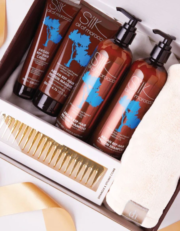 Silk Oil of Morocco - Protein Repair Haircare Hamper
