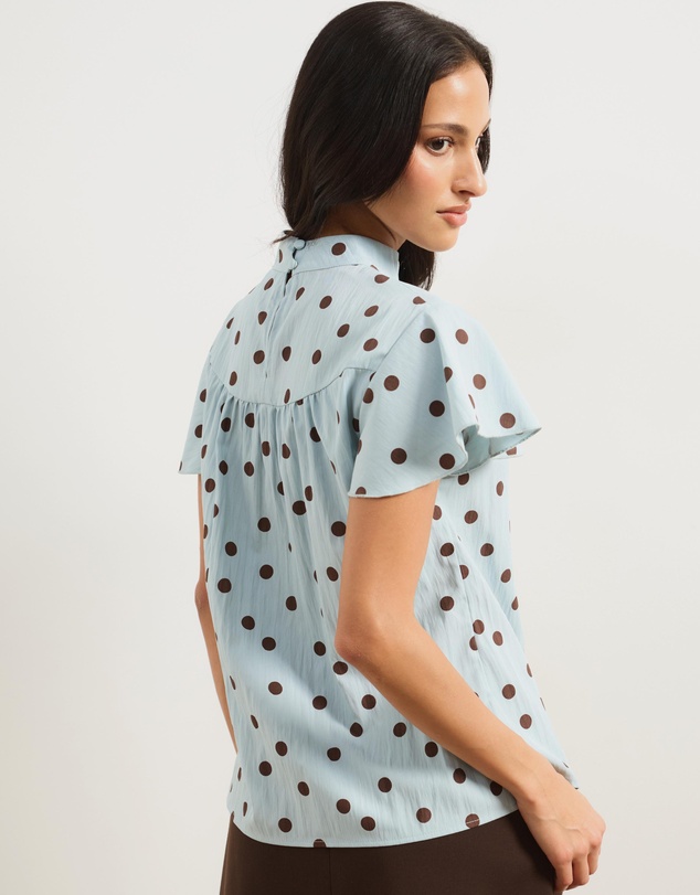 Atmos&Here - Fia Flutter Sleeve Blouse