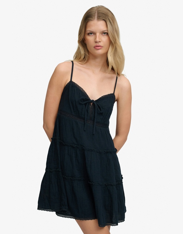 Superdry - Cheesecloth Tiered Mini Dress