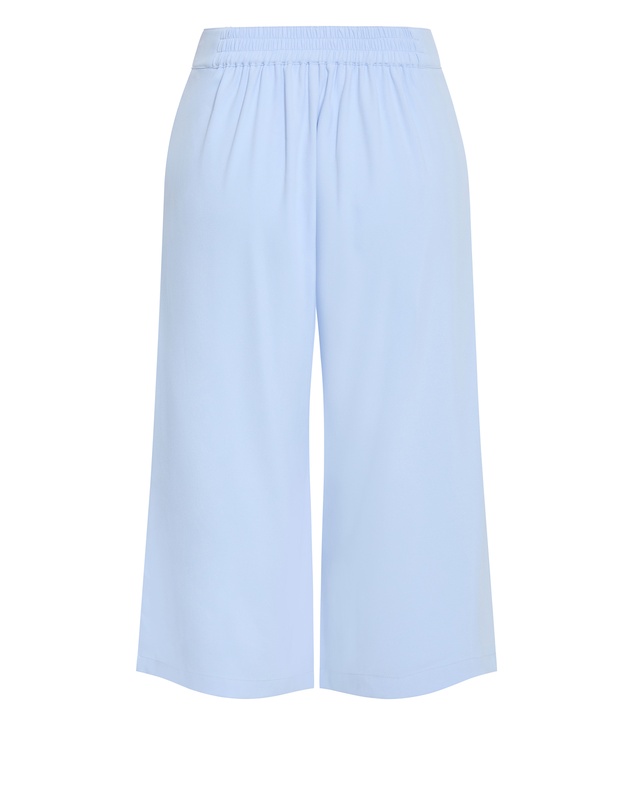 City Chic - Plus size Abbie Crop Pant - sky blue