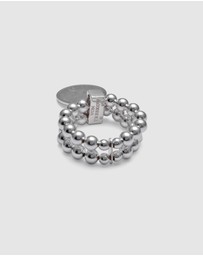 Von Treskow - Double Stretchy Ring With Coin