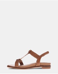 Mia Vita - Olympia Adjustable Sandal - Pebble
