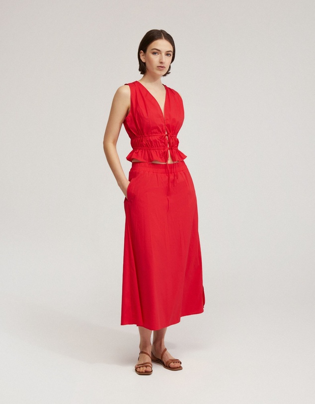 Oxford - Capri Cotton Skirt