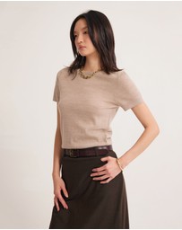 Oxford - Grace Short Sleeve Merino Knit