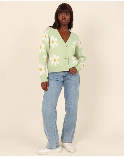 Petal & Pup - Daisy Cardigan - Green