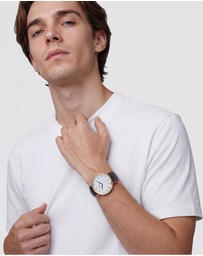 Daniel Wellington - Classic 40mm Roman Numerals Date Croc Belly