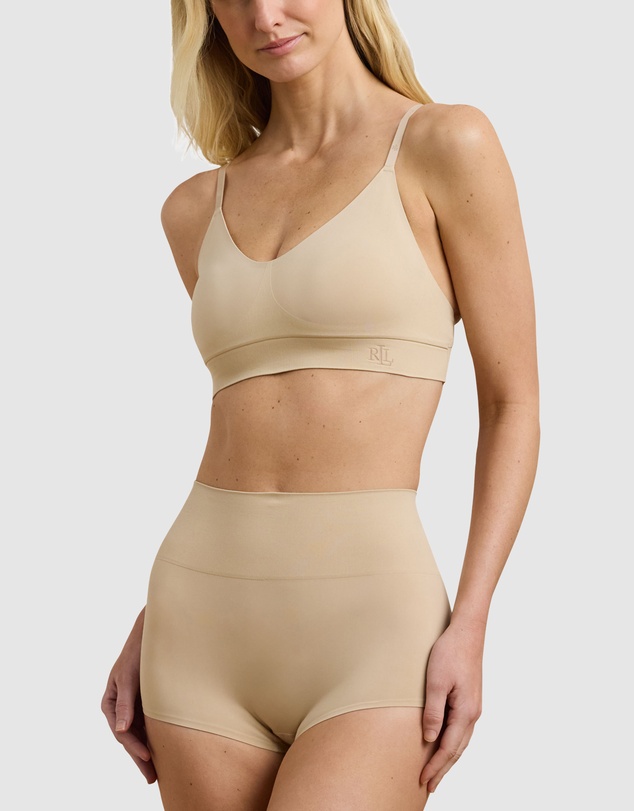 Lauren by Ralph Lauren - Luxe Smoothing Seamless High Waist Boyshort Underwear