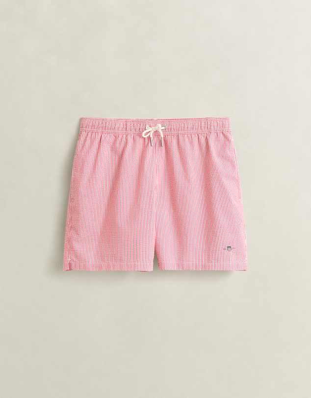 Gant - Striped Seersucker Swim Shorts