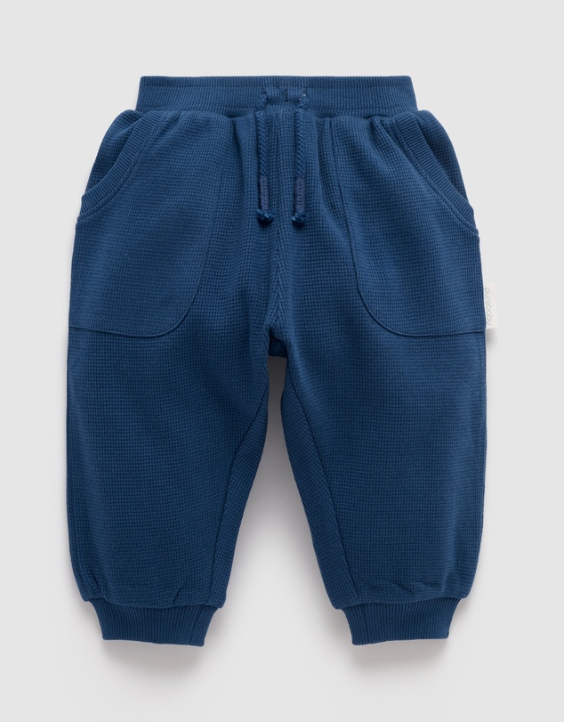 Purebaby - Textured Slouchy Pants-Kids-Babies