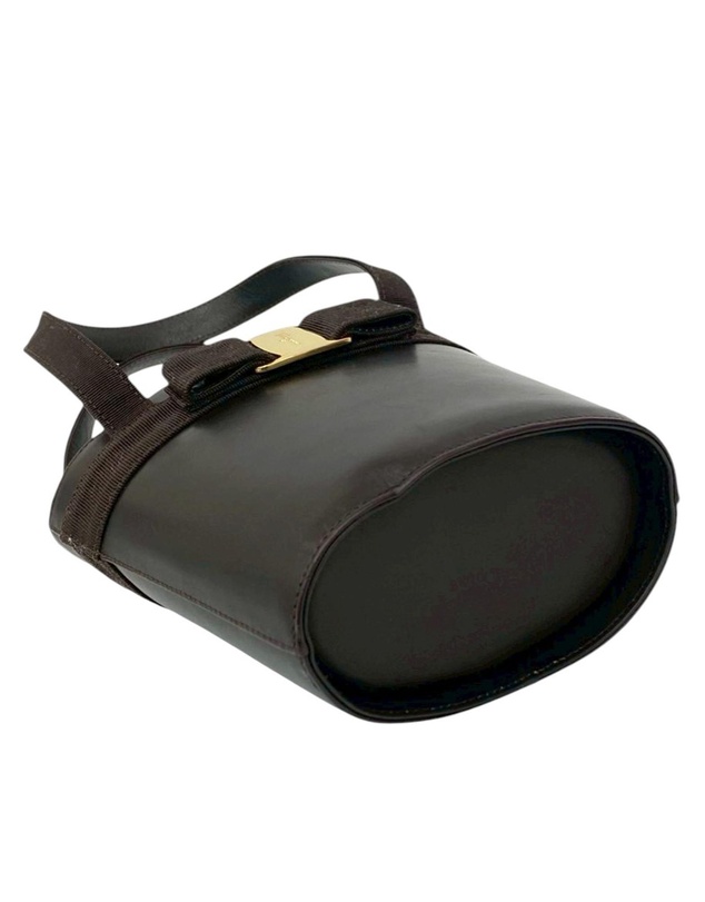 Pre-Loved by Azura Reborn - Pre-Loved Leather Vara Bow Top Handle Bucket Bag