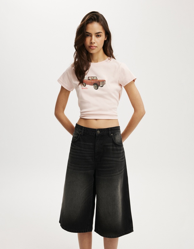 Cotton On - 91 Baggy Denim Jort