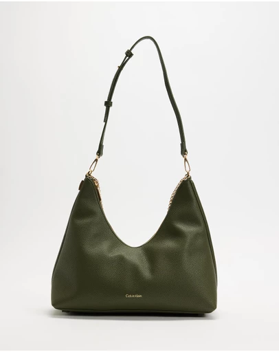 Calvin Klein - Emblem Hw Pebble Top Zip Hobo