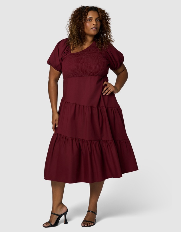 Something 4 Olivia - Miley Asymmetric Midi Dress