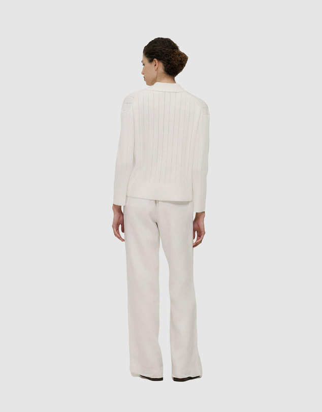 Trenery - Cotton Cashmere Fine Cable Polo