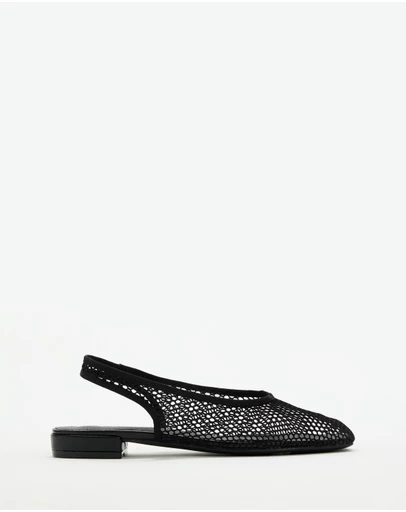 Atmos&Here - Sami Mesh Slingback Flats