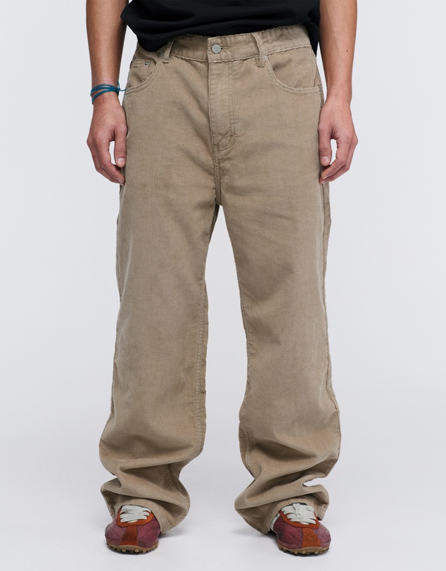PSEUSHI - Standard Cut Cotton Corduroy Jeans