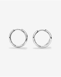 Michael Hill - Split Huggie Earrings in Sterling Silver