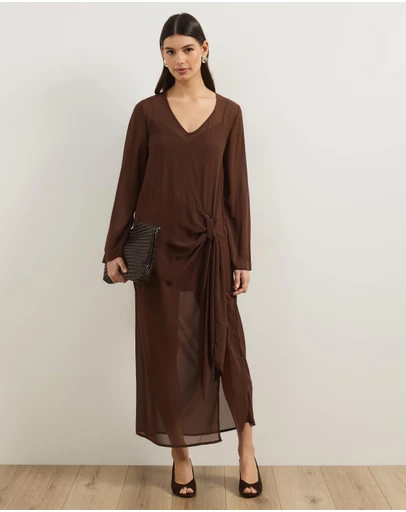 Atmos&Here - Hazel Long Sleeve Maxi Dress