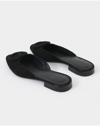 Forcast - Elizabella Leather Mules
